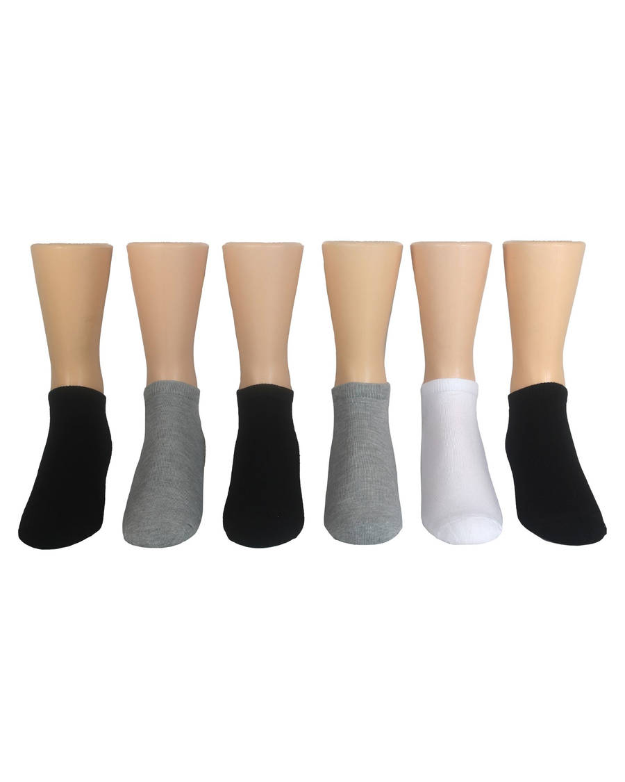 (image for) Amazing 1/2 Cushion Low Cut Socks, 6 Pack